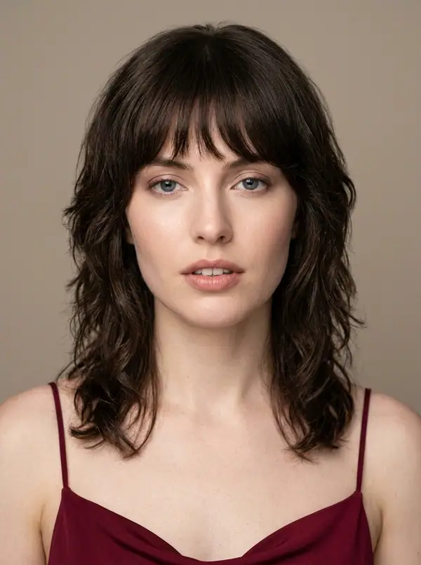 casting portrait of an AI fashion model, Northern European, age 25